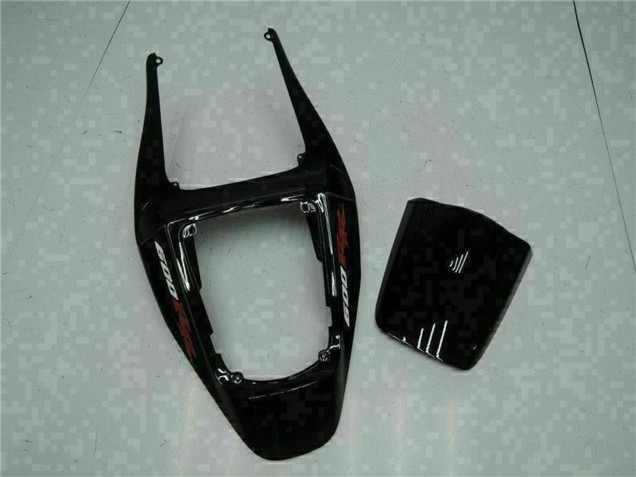 2005-2006 Honda CBR600RR Motorcycle Fairings - Glossy Black Silver