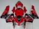 2005-2006 Honda CBR600RR Motorcycle Fairings Kit - Red Black