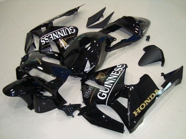 Shop 2005-2006 Honda CBR600RR Motorcycle Fairings - Glossy Black Gunness