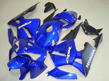 Shop 2005-2006 Honda CBR600RR Motorcycle Fairings - Blue Black White Decal