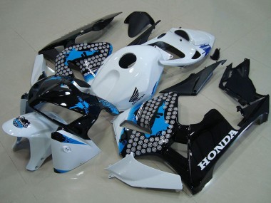 Shop 2005-2006 Honda CBR600RR Motorcycle Fairings - White Blue Black