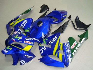 Shop 2005-2006 Honda CBR600RR Motorcycle Fairings - Blue Yellow Green White MoviStar Red Castrol