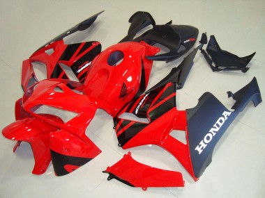 Shop 2005-2006 Honda CBR600RR Motorcycle Fairing Kits - Red Black