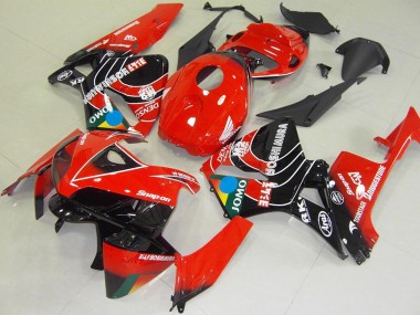 Shop 2005-2006 Honda CBR600RR Motorcycle Fairings - Red Blue Yellow Glossy Black JOMO
