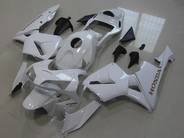 2005-2006 Honda CBR600RR Motorcycle Fairings - White