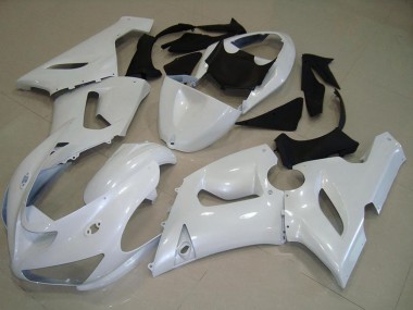 Shop 2005-2006 Kawasaki ZX6R Motorcycle Fairings - Pearl White