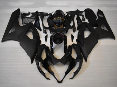 Shop 2005-2006 Suzuki GSXR 1000 Motorcycle Fairings Kits - Glossy Black Matte Black