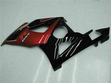 Shop 2005-2006 Suzuki GSXR 1000 Motorcycle Fairings - Red Silver Glossy Black
