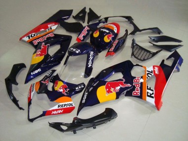 Shop 2005-2006 Suzuki GSXR 1000 Motorcycle Fairings - Dark Blue Yellow Red Bull Repsol