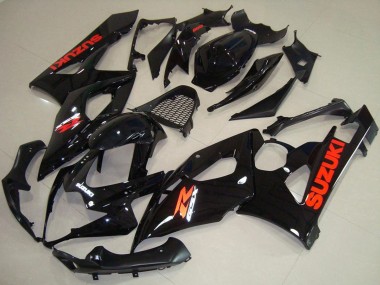 Shop 2005-2006 Suzuki GSXR 1000 Motorcycle Fairings - Glossy Black Red Decal
