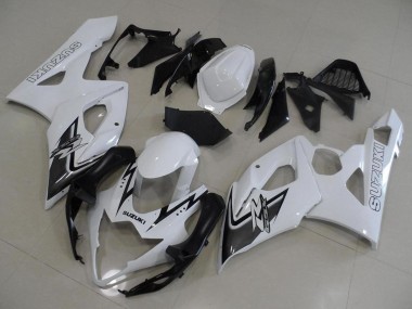 Shop 2005-2006 Suzuki GSXR 1000 Motorcycle Fairing - White Black