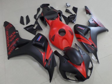 Shop 2006-2007 Honda CBR1000RR Motorcycle Fairing - Red Matte Black