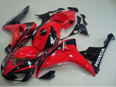 Shop 2006-2007 Honda CBR1000RR Motorcycle Fairing Kits - Red Glossy Black