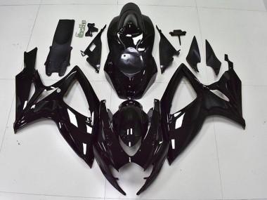 Shop 2006-2007 Suzuki GSXR 600/750 Bike Fairings - Glossy Black