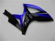 2006-2007 Suzuki GSXR 600/750 Motorcycle Fairings - Blue Glossy Black