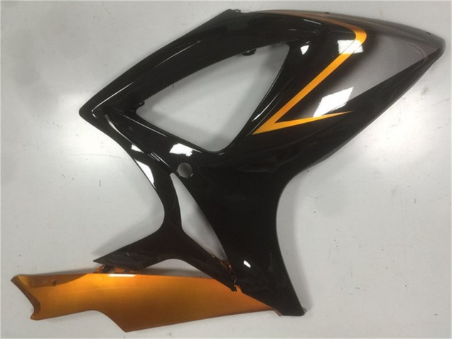2006-2007 Suzuki GSXR 600/750 Motorcycle Fairings - Orange Glossy Black