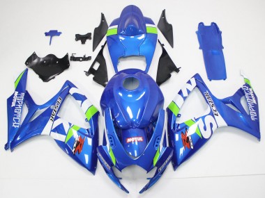 Shop 2006-2007 Suzuki GSXR 600/750 Motorcycle Fairings - Blue White Green Red
