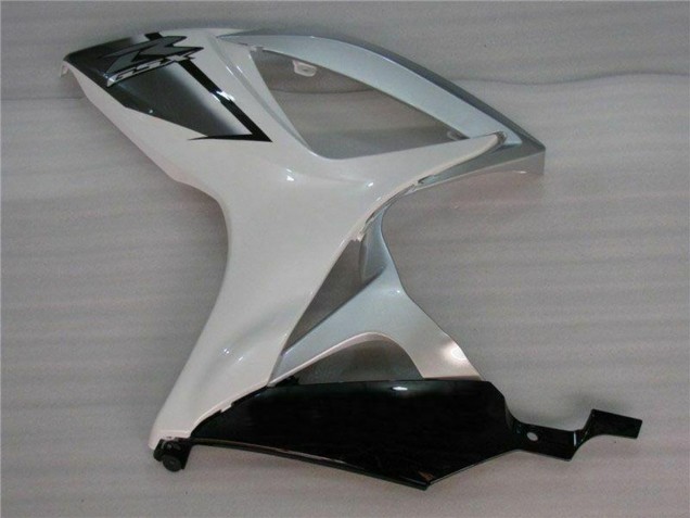 2006-2007 Suzuki GSXR 600/750 Motorcycle Fairings - White Silver