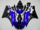 2006-2007 Yamaha YZF R6 Motorcycle Fairing - Blue Matte Black