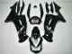 2006-2008 Kawasaki EX650 Motorcycle Fairings - Glossy Black White