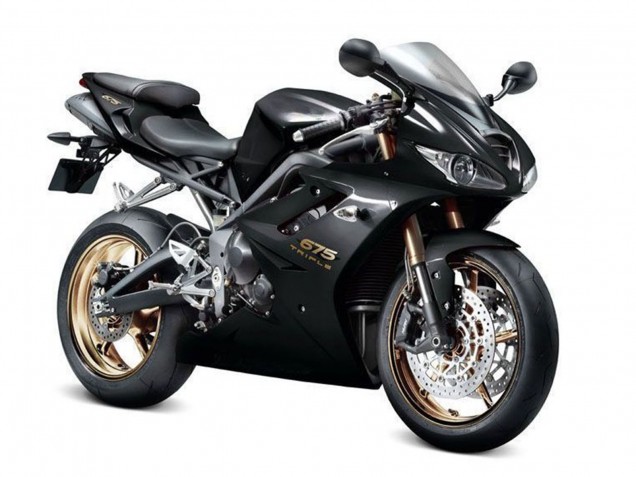 2006-2008 Triumph Daytona 675 Triple Bike Fairings - Glossy Black