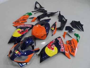 Shop 2006-2011 Aprilia RS125 Motorcycle Fairings - Orange Red Yellow Dark Blue Red Bull