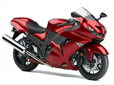 Shop 2006-2011 Kawasaki ZX14R ZZR1400 Motorcycle Fairings - Red