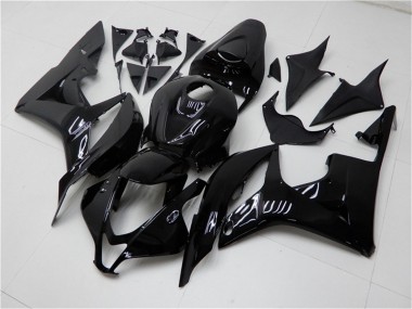 Shop 2007-2008 Honda CBR600RR Motorcycle Fairings - Glossy Black
