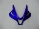 2007-2008 Honda CBR600RR Motorcycle Fairings - Silver Blue Glossy Black OEM Style