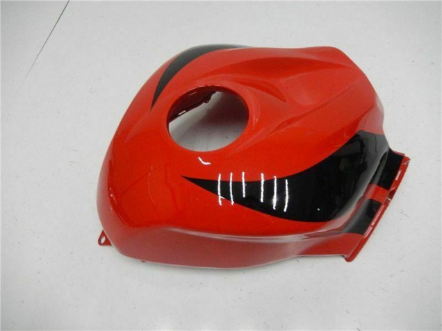 2007-2008 Honda CBR600RR Motorcycle Fairings - Red Matte Black with Decals