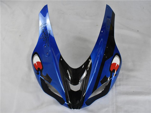 2007-2008 Kawasaki ZX6R Motorcycle Fairings - Blue Shark