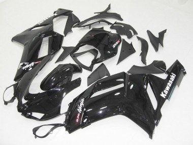 Shop 2007-2008 Kawasaki ZX6R Motorcycle Fairings - Glossy Black