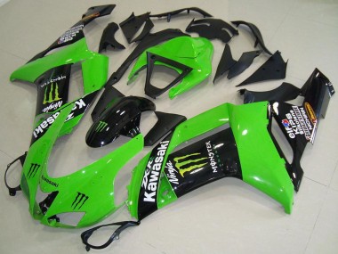 Shop 2007-2008 Kawasaki ZX6R Motorcycle Fairings - Monster Green