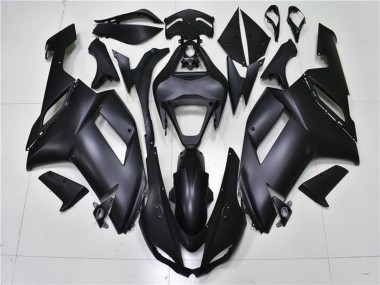 Shop 2007-2008 Kawasaki ZX6R Motorcycle Fairings - Matte Black