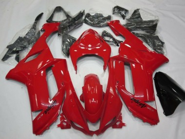 Shop 2007-2008 Kawasaki ZX6R Motorcycle Fairings - Red