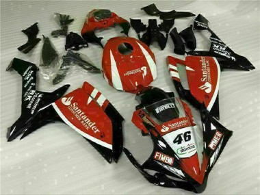 Shop 2007-2008 Yamaha YZF R1 Motorcycle Fairings - Red White Black Fimer Santander 46
