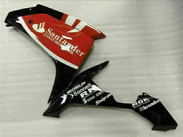 2007-2008 Yamaha YZF R1 Motorcycle Fairings - Red White Black Fimer Santander 46