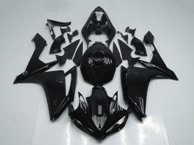 Shop 2007-2008 Yamaha YZF R1 Motorcycle Fairings - Glossy Black