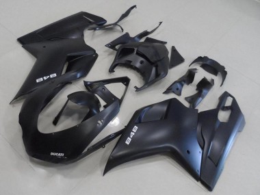 Shop 2007-2014 Ducati 848 Motorcycle Fairing Kits - Matte Black