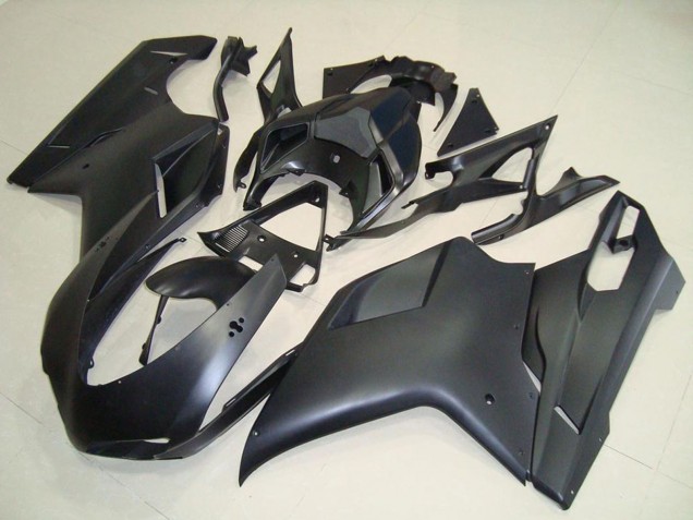 2007-2014 Ducati 848 1098 1198 Motorcycle Fairings - Matte Black