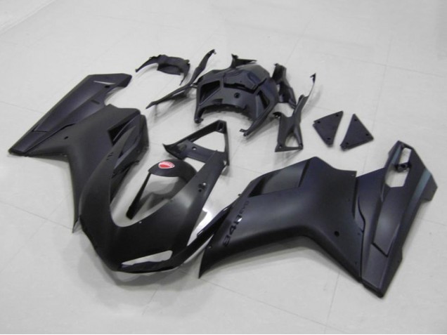 2007-2014 Ducati 848 Motorcycle Fairings - Matte Black