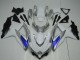 2008-2010 Suzuki GSXR 600/750 Motorcycle Fairings - Silver White Blue Black