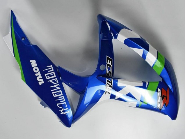 2008-2010 Suzuki GSXR 600/750 Motorcycle Fairings - Blue White Green Black