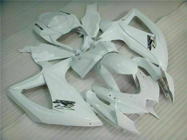 2008-2010 Suzuki GSXR 600/750 Motorcycle Fairings - White