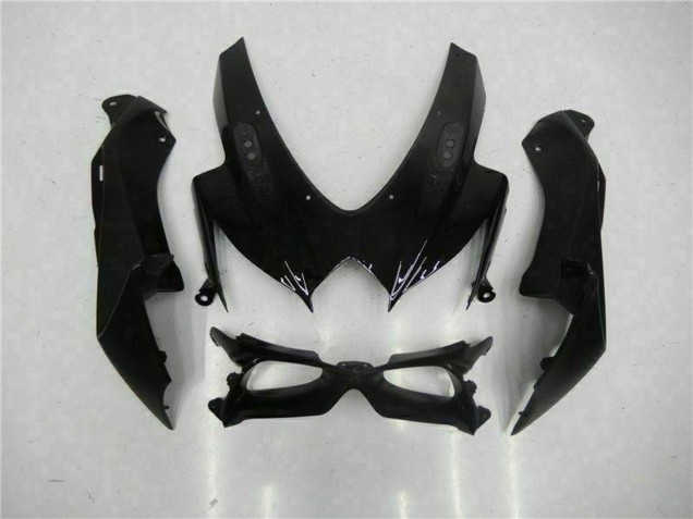 2008-2010 Suzuki GSXR 600/750 Motorcycle Fairings - Glossy Black Matte Black