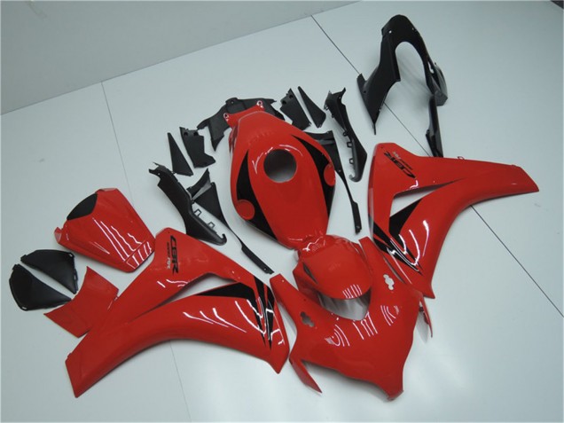 2008-2011 Honda CBR1000RR Bike Fairings - Red Glossy Black
