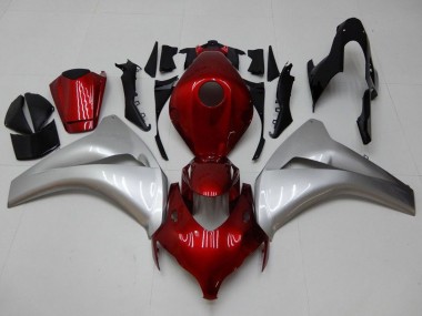 Shop 2008-2011 Honda CBR1000RR Motorcycle Fairings - Silver Maroon Red