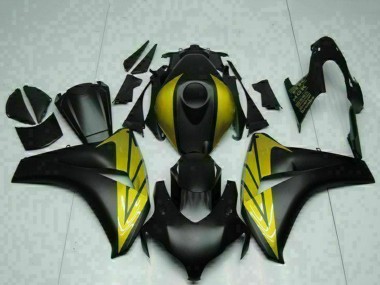 Shop 2008-2011 Honda CBR1000RR Motorcycle Fairings - Matte Black Gold