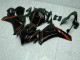 2008-2011 Honda CBR1000RR Motorcycle Fairings - Glossy Black Red
