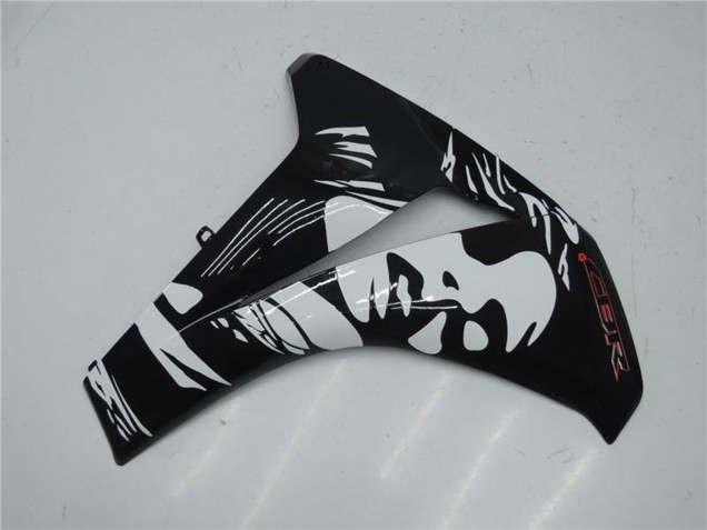 2008-2011 Honda CBR1000RR Abs Fairings - White Glossy Black